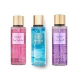 VICTORIA'S SECRET Pure Seduction-Aqua Kiss-Love Spell Vücut Spreyi Üçlü Set