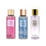 VICTORIA'S SECRET Pure Seduction-Rush-Lavender ve Vanilla Vücut Spreyi Üçlü Set