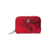 Victoria's Secret Small Wallet With Zip Cüzdan - 65389-Kırmızı - Siyah