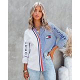 Victoria's Secret _.tommyhilfiger._ Bayan Spor Gömlek - Beyaz