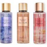 Victoria's Secret Üçlü Set Vücut Spreyi: Bare Vanilla, Midnight Bloom, Temptation 250 ml Her Cinsiyete Uygun