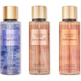 Victoria's Secret Victorıa's Secret Vücut Spreyi Üçlü Set: Bare Vanilla, Midnight Bloom, Amber Romance 250 ml