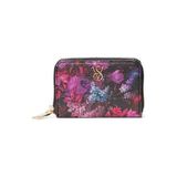 Victoria's Secret Victoria's Small Wallet With Zip Cüzdan - Siyah Floral