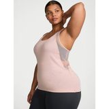Victoria's Secret Vsx Pima Cotton Jersey Racerback Tank Top - Bej - XL