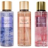 Victoria's Secret Vücut Spreyi Üçlü Set: Midnight Bloom, Bare Vanilla, Velvet Petals 250 ml