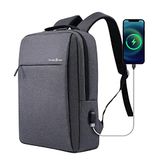 Victoriatourist Laptop Sırt Çantası 15,6 inç, İş İçin İnce Dayanıklı Dizüstü Bilgisayarlar USB Şarj Portlu Seyahat Sırt Çantaları, Üniversite Okulu Bilgisayar Çantası Erkekler ve Kadınlar için