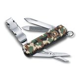 Victorinox 0.6463.94 NailClip 580 Kamuflaj Desenli Tırnak Makaslı Çakı | İsviçre yapımı çakı, renkli ölçekler, kompakt anahtarlık aracı, günlük kullanım