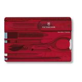 Victorinox 0.7100.TB1 SwissCard Classic (Blisterli) | Makas, bıçak, tırnak törpüsü ve tükenmez kalem ile kompakt kredi kartı formatı. Cüzdan ve seyahat için idealdir.