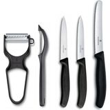 Victorinox 5 Parça Siyah Soyacak Set Novaev Özel