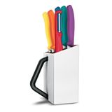 Victorinox 6.7126.6C1 Renkli Swiss Classic 7'li Soyma Bıçağı Blok Set