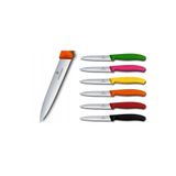 Victorinox 6.7633.5 Soyma Bıçağı 5 Adet Tırtıklı Ağız 5 Farklı Renk 8cm