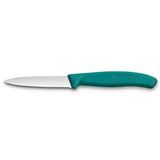 Victorinox 6.7634.C1 Swiss Classic 8Cm Tırtıklı Soyma Bıçağı, Yeşil