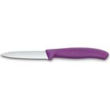 Victorinox 6.7635.C1 Swiss Classic 8cm Tırtıklı Soyma Bıçağı, Mor