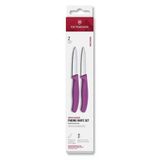 Victorinox 6.7695.2C1 Mor Swiss Classic 2'li Soyma Bıçağı Set