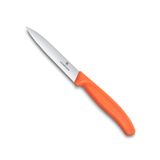 Victorinox 6.7739.C1 Swiss Classic 10Cm Tırtıklı Soyma Bıçağı, Turuncu