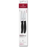 Victorinox 6.7793.2 Siyah Swiss Classic 2'li 10 cm Soyma Bıçağı Set