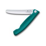 Victorinox 6.7834.FC1 Swiss Classic 11CM Tırtıklı Piknik Bıçağı, Yeşil