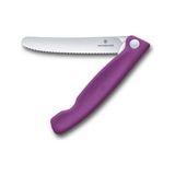 Victorinox 6.7835.FC1 Swiss Classic 11CM Tırtıklı Piknik Bıçağı, Mor