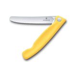 Victorinox 6.7838.FC1 Swiss Classic 11CM Tırtıklı Piknik Bıçağı, Sarı