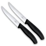 Victorinox 6.7933.2B Swiss Classic 12 Cm 2'Li Tırtıklı Gurme Biftek & Pizza Bıçağı - Siyah
