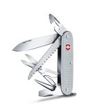 Victorinox cep bıçağı Farmer X Alox (10 fonksiyon, bıçak, konserve açacağı, tornavida, ahşap testeresi, makas), gümüş