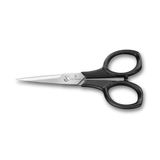 Victorinox Ev makası "İtalya", el işi makası, kağıt makas, keskin bıçak, 10 cm, sağlam plastik sap, paslanmaz çelik, siyah