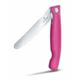 Victorinox S Classic 11 cm Pembe Katlanır Soyma Bıçağı