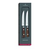 Victorinox Siyah Büyük Maitre Tırtıklı Steak Bıçak Seti