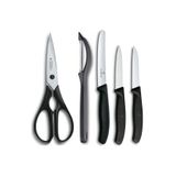 Victorinox Siyah Mutfak&Çeyiz Seti Bıçak