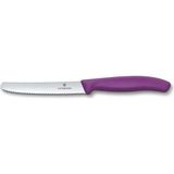 Victorinox Swiss Classic 11CM Tırtıklı Domates Bıçağı, Mor - yok