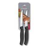 Victorinox Swiss Classic 12cm Düz Biftek Bıçağı, Siyah, Blisterli