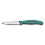 Victorinox Swiss Classic Sivri Uçlu Tırtıklı Soyma Bıçak Yeşil 8 cm