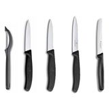 Victorinox Swiss Classic Soyacaklı Siyah Bıçak Seti