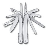 Victorinox Swiss Tool Spirit MX, İsnaniçre Çakısı, Pense, Tornananida, Konsernane Açacağı, Naylon Kemer Çantası Dahil 24 Fonksiyon, Siyah, Gümüş