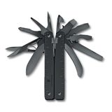 Victorinox Swiss Tool Spirit MXBS, İsviçre Çakısı, Pense, Tornavida, Konserve Açıcı, Siyah, Naylon Kemer Çantası dahil 26 Fonksiyon, Siyah SwissTool
