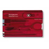 Victorinox Swisscard Classic Ruby 0.7100.Tb1 Şeffaf Kırmızı 10F