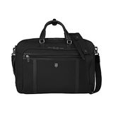 Victorinox Unisex yetişkin Werks Pro Cordura dizüstü bilgisayar evrak çantası, siyah, 4,3 x 15,7 x 11,4 inç