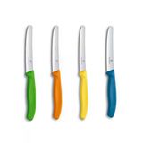 Victorinox Vct-11 cm Tırtıklı Domates ve Sofra Bıçak Renkli Set