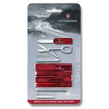 Victorinox VT 0.7100.TB1 Swısscard Şeff Kırmızı Blisterli
