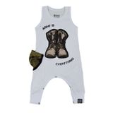 Victory 37024 Army Atlet Beyaz 9-12 Ay Bebek Tulumu