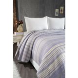Vicuna Home Pamuklu 4 Mevsim Çift Kişilik Battaniye, 180x220 cm,%70 Pamuk%30 Polyester (Lila)