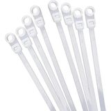 Vida Delikli Kablo Bağı Plastik Kelepçe 100lü Paket Beyaz 3.6x150mm