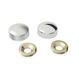 Vida Kapama Kapağı 30 mm, Krom - 20 Adet