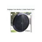 Vidalı Doğalgaz Cam Menfezi Siyah