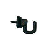 Vidalı Kanca, Askı Küçük - 15x18mm, Siyah - 1 Adet FRTKGT55TK-TK-CNT-5441229437SY