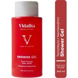 Vidalita Beauty & Care Fruit Therapy Yoğun Nemlendirici Duş Jeli 340 ml - Çilek Çekirdeği & Argan Yağlı Besleyici Vücut Şampuanı