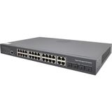 Vıdeopark VP-24PG-4SFP-L2-400W 24 Port Gbıt Poe + 4 Port Sfp (Fiber+Uplınk Combo) 400W Layer 2 Yönetilebilir Poe Swıtch Dahili Power