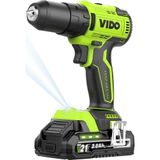 Vido WD040210210 21 V 2.0 Ah Çift Akülü Kömürsüz Kompakt Matkap