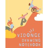 VIDONGE DRAWING NOTEBOOK: Large Blank Sketchbook for School, Art Class, and Creative Projects – A4, 96 Pages