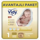 Vidy Baby Premium No:1 Yenidoğan Bebek Bezi
